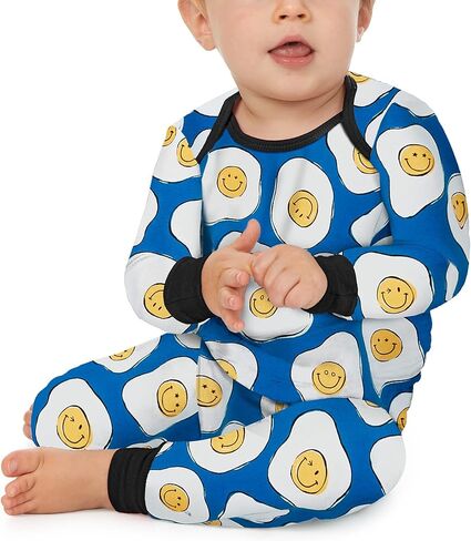 بيجامة BedHead Zappos Print Lab: مجموعة Sunny Side Up PJ (للرضع) in Kuwait
