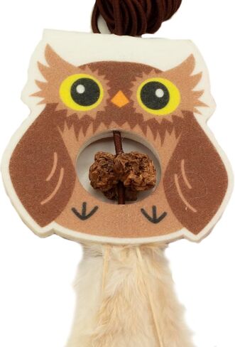 Fashion's Talk Cat Toy Interactive Hanging Door Cat Teaser Kitten Toys 80" 4-Pack Cats Toys Feather Toys with Catnip Ball Animal Exercise, Mental Physical Stimulation in Kuwait