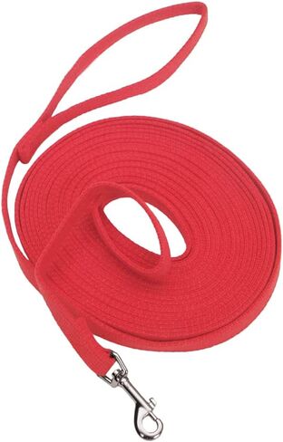 Coastal Cotton Web Training Dog  Leash Red 20 ft. in Saudi Arabia