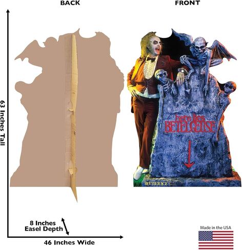 Cardboard People Beetlejuice بالحجم الطبيعي قطع الورق المقوى - Beetlejuice (فيلم 1988) in Saudi Arabia