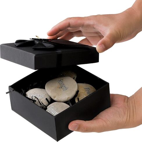 Jucoan 20 Pack Engraved Inspirational Stones with Different Words Encouragement Rocks Faith Stones Motivational Gift Stones for Friends, DIY Rocks for Craft, 2-3 Inch in Saudi Arabia