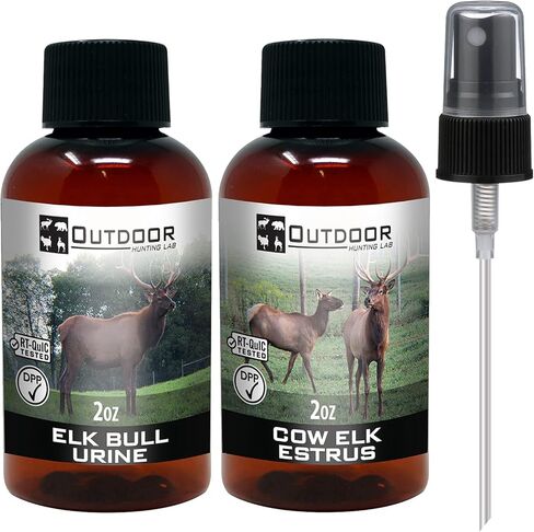 مختبر الصيد في الهواء الطلق بول البقرة إلك شبق - بول البقرة إلك شبق للصيد - مزيل رائع للرائحة البشرية للصيادين - طعم بول الأيائل النقي والطازج - يجب أن يكون له رائحة إلك البقر للصيد in Kuwait