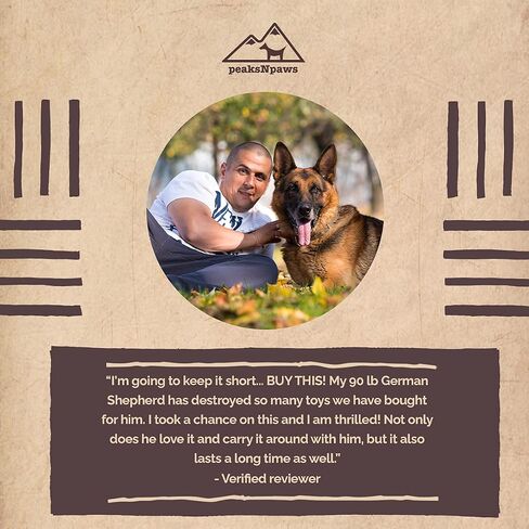 PeaksNpaws قرون الأيائل الفاخرة من الدرجة الأولى الطبيعية للكلاب بدون إضافات أو مواد حافظة - صنع في الولايات المتحدة الأمريكية (كبير/XL) in Kuwait