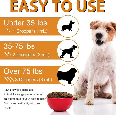 كيرسيتين للكلاب | كيرسيتين مع فيتامين سي للكلاب | كيرسيتين لحساسية الكلاب | كلب كيرسيتين | مكمل كيرسيتين للكلاب | دعم نظام المناعة المتوازن | 60 مل 2.02 أونصة سائلة in Kuwait