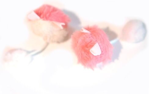 BALLMIE Cat Toy Ball Furry Mice with Tail Silvervine in Kuwait