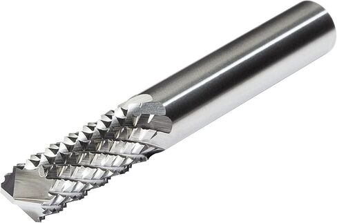 Micro 100 RDD-40 135° Drill Point, Diamond Cut Router, Solid Carbide Tool, 3/16" Cutter Diameter, 5/8" Flute Length, 3/16" Shank Diameter, 2" Overall Length in Kuwait