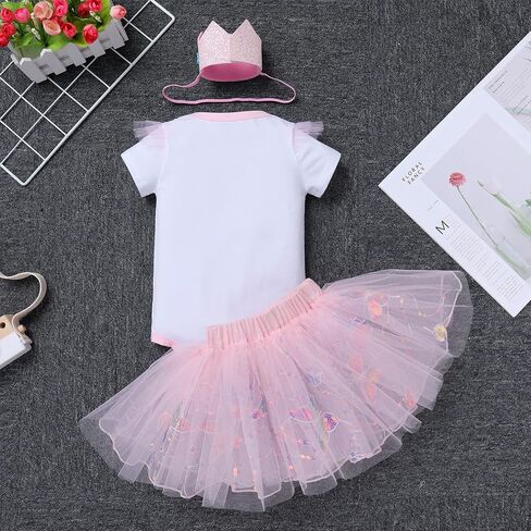 IBTOM CASTLE طفلة 1st عيد ميلاد كعكة سحق الزي زهرة رومبير الأميرة توتو فستان عقال ميرابيل التقطت الصور الملابس in Saudi Arabia