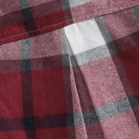 VISGOGO Toddler Baby Boys Girl Shirt Coat Plaid Long Sleeve Hooded Single Breasted Jacket Tops with Pockets in Saudi Arabia
