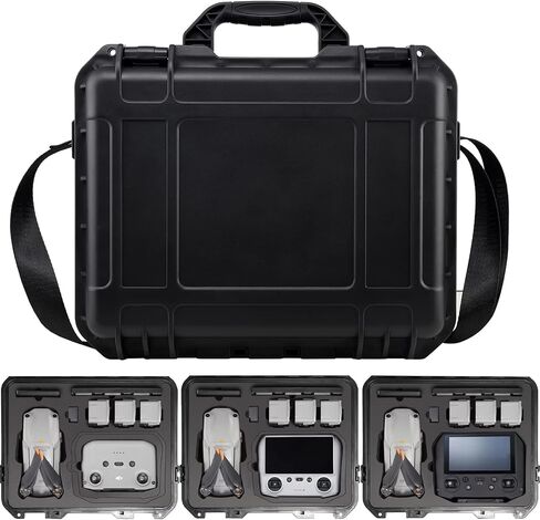 Professional Hard Case for DJI Air 2S Shockproof Waterproof Case Compatible with DJI Mavic Air 2, Smart Controller, Batteries,Charger, Lens Filter Case, Propellers in Kuwait