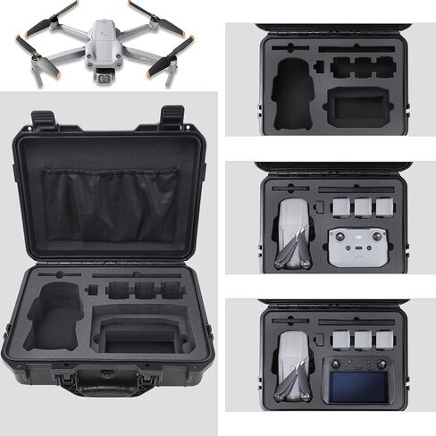 Professional Hard Case for DJI Air 2S Shockproof Waterproof Case Compatible with DJI Mavic Air 2, Smart Controller, Batteries,Charger, Lens Filter Case, Propellers in Kuwait