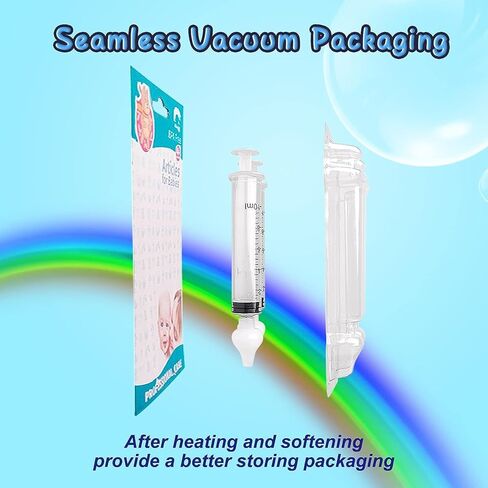 حقنة أنف للأطفال باللون الأبيض - قطعتين - شفاط أنف آمن للأطفال من السيليكون، أداة شطف منظف الأنف من السيليكون للأطفال/الرضع/الأطفال in Kuwait