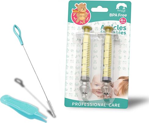 حقنة أنف للأطفال باللون الأبيض - قطعتين - شفاط أنف آمن للأطفال من السيليكون، أداة شطف منظف الأنف من السيليكون للأطفال/الرضع/الأطفال in Kuwait