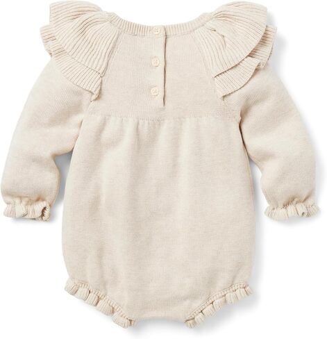 Janie and Jack Baby Girl's Embroidered Sweater Bubble (Infant) Cream 12-18 Months, Cream, 12-18 Months in Kuwait