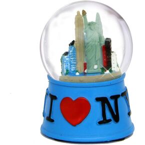 مدينة نيويورك I Love NY Skyline Snow Globe NYC تذكارية من مجموعة Snow Globes (وردي، 45 مم (2.5 بوصة)) in Kuwait