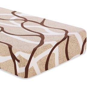 SearchI Printed Sofa Couch Cushion Covers Replacement Couch Seat Covers Stretch Patterned Sofa Seat Slipcovers Washable Furniture Protectors Sofa Slipcover Soft with Elastic Bottom(Large-3 Seat)