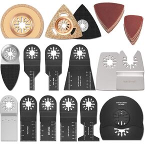 HOTBEST 66 Pack Oscillating Saw Blades, Fits Fein Multimaster, Porter Rockwell Cable, Black & Decker, Bosch Craftsman and More in Kuwait