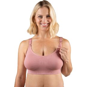 BRAVADO! DESIGNS Women's Hands Free in-Bra Pumping Bra, Beaucoup Seamless and Adjustable Nursing Bra