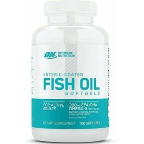 Anexa ON التغذية المثلى، زيت السمك، 100 كبسولة هلامية مغلفة معويًا، 300 مجم EPA/DHA، أوميغا 3 in Kuwait
