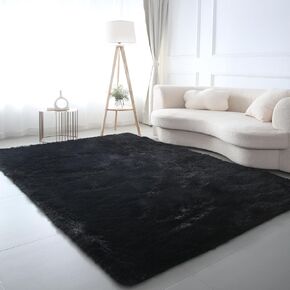CAIYUECS Shag Area Rug,Indoor Ultra Soft Fluffy Plush Rugs for Bedroom Living Room, Non-Skid Modern Nursery Faux Fur Rugs for Kids Room Home Decor (6x9 Feet, Grey) in Kuwait