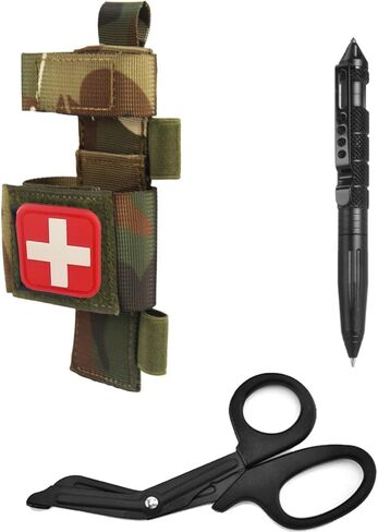 1000D (حامل الأكياس عاصبة الرخوة + القص + القلم) مجموعة الحقائب الطبية للصدمات بحزام تكتيكي للصدمات in Saudi Arabia