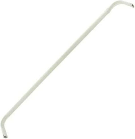 قضيب ستارة بقفل Graber، عرض قابل للتعديل من 84 إلى 120 بوصة، عرض 3 1/2 بوصة، أبيض in Kuwait