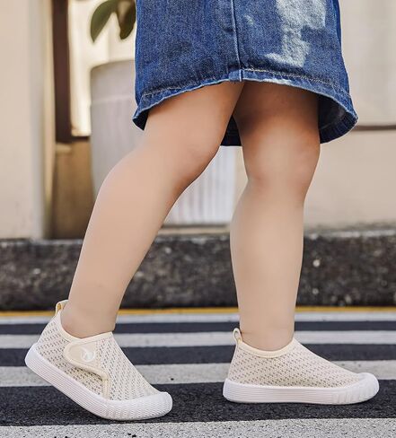 DADAWEN Boys Girls Toddler Sneakers Kids Lightweight Walking Shoes Mesh Breathable Tennis Shoes for Toddler/Little Kids in Kuwait