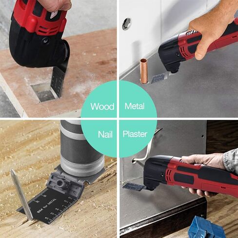 مجموعة من 66 شفرات منشار متأرجحة من HOTBEST، تناسب Fein Multimaster، وكابل Porter Rockwell، وBlack & Decker، وBosch Craftsman والمزيد in Kuwait