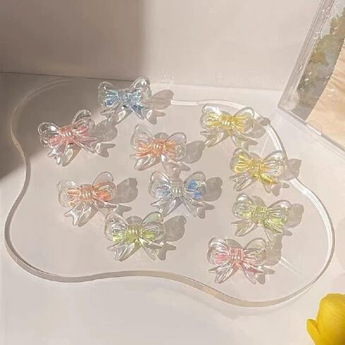 20 قطعة من مشابك شعر الاطفال، فيونكات شعر للفتيات الصغيرات، مشابك شعر للاطفال الصغار للشعر الناعم، دبابيس شعر مبطنة بالكامل، مشابك شعر صغيرة 1 انش، مشابك تمساح للبنات الرضع هدايا in Kuwait