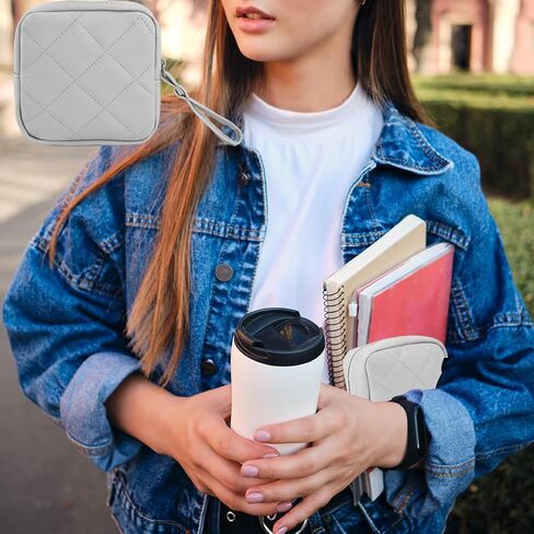 حقائب فترة كويروب للفتيات المراهقات للمدرسة حقيبة تخزين المناديل الصحية - أكياس المنتجات الأنثوية - محفظة حامل تامبون - منظم بطانات اللباس الداخلي حقائب جلدية صغيرة للنساء السيدات، حزمة واحدة in Kuwait