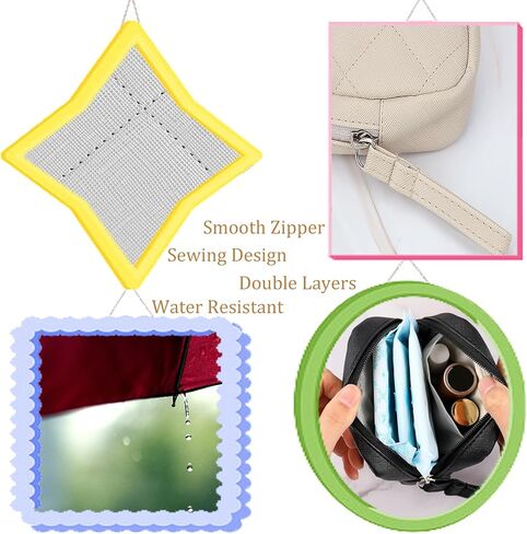 حقائب فترة كويروب للفتيات المراهقات للمدرسة حقيبة تخزين المناديل الصحية - أكياس المنتجات الأنثوية - محفظة حامل تامبون - منظم بطانات اللباس الداخلي حقائب جلدية صغيرة للنساء السيدات، حزمة واحدة in Kuwait