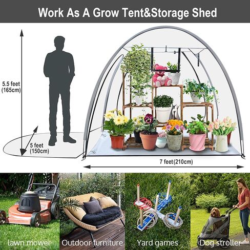 Clear Pod Sports Tent for 3-4, Weather Cover for Chairs, Sporting Events Outdoor Tents, Pop Up Shelter for Cold Weatherproof Bubble Tent (Large) in Kuwait