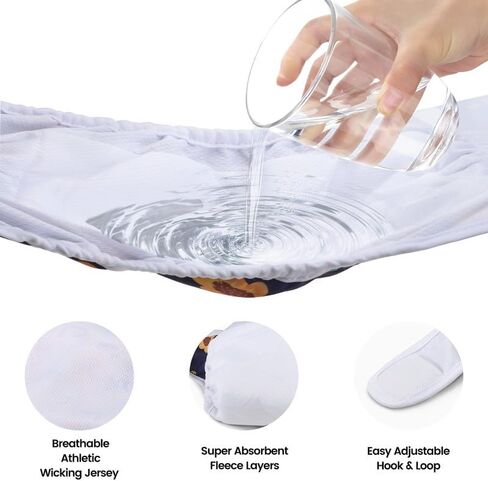 حزمة واحدة من حفاضات الكلاب النسائية القابلة للغسل وإعادة الاستخدام من Furryilla، سلسلة فواكه حفاضات للكلاب عالية الامتصاص للكلاب التي تعاني من الحرارة أو سلس البول أو التبول المثير (أقحوان صغيرة مقاس L) in Kuwait