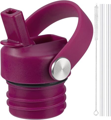 RRegeny Straw Lid fits Hydro Flask Standard Mouth, 21 24 oz, Sports Flex Cap Water Bottle Accessories Replacement Top in Kuwait
