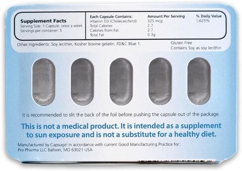 13,000 IU, 5 Capsules Total (5-week Supply) [Packaging May Vary] in Saudi Arabia