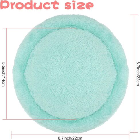 BWOGUE Hamster Bed,Round Velvet Warm Sleep Mat Pad for Hamster/Hedgehog/Squirrel/Guinea Pig/Rats and Other Small Animals in Saudi Arabia