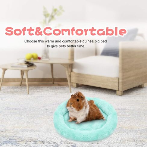 BWOGUE Hamster Bed,Round Velvet Warm Sleep Mat Pad for Hamster/Hedgehog/Squirrel/Guinea Pig/Rats and Other Small Animals in Saudi Arabia