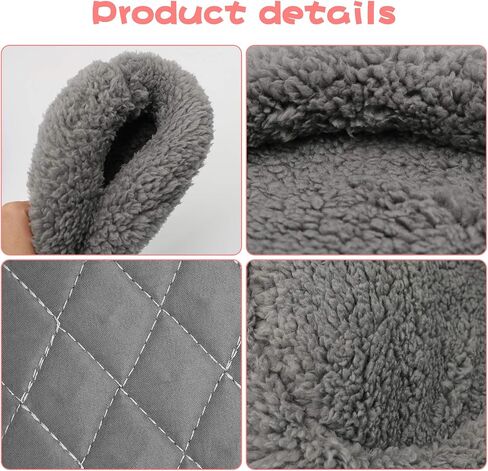 BWOGUE Hamster Bed,Round Velvet Warm Sleep Mat Pad for Hamster/Hedgehog/Squirrel/Guinea Pig/Rats and Other Small Animals in Saudi Arabia