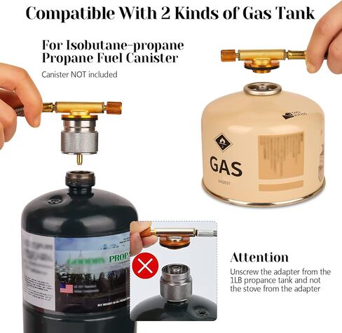 انمورفين موقد تخييم مقاوم للرياح، موقد قابل للطي ومقاوم للرياح من جميع النواحي 3600 واط قابل للتعديل مع محول علبة الوقود، موقد محمول للاستخدام الخارجي للطبخ والتخييم والمشي لمسافات طويلة والنزهات وما in Kuwait