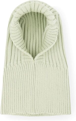 JELLYTREE قبعة أطفال متماسكة بالاكلافا للأطفال البنات والأولاد وشاح أنيق محبوك دافئ من الكروشيه مضلع للتزلج، 6 متر 4 سنوات in Kuwait