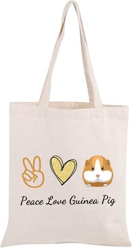 JXGZSO Guinea Pigs Makeup Bag Cavy Cosmetic Bag wheek Hamster Zipper Pouch Bag Gift Guinea Pig Animal Lover Gift (Guinea Pig) in Saudi Arabia
