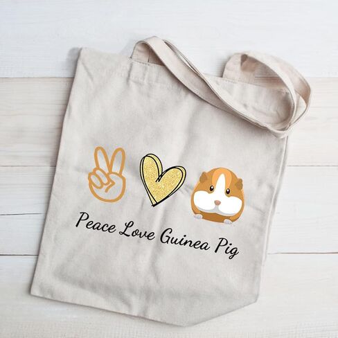 JXGZSO Guinea Pigs Makeup Bag Cavy Cosmetic Bag wheek Hamster Zipper Pouch Bag Gift Guinea Pig Animal Lover Gift (Guinea Pig) in Saudi Arabia