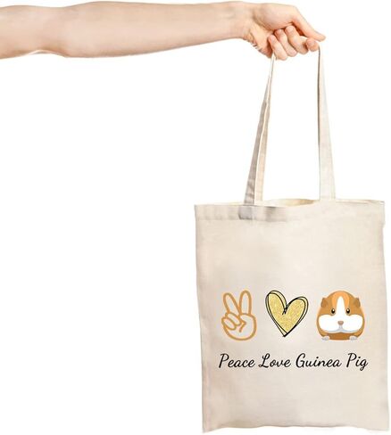 JXGZSO Guinea Pigs Makeup Bag Cavy Cosmetic Bag wheek Hamster Zipper Pouch Bag Gift Guinea Pig Animal Lover Gift (Guinea Pig) in Saudi Arabia