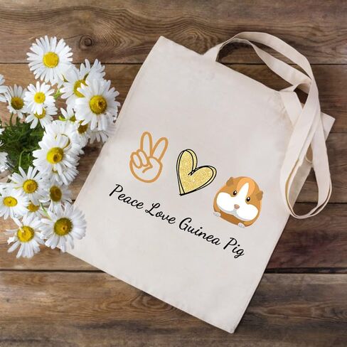 JXGZSO Guinea Pigs Makeup Bag Cavy Cosmetic Bag wheek Hamster Zipper Pouch Bag Gift Guinea Pig Animal Lover Gift (Guinea Pig) in Saudi Arabia