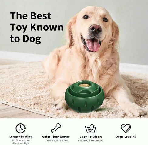 لعبة مضغ وصينية مكافآت للكلاب من Suzorede، لعبة مكافآت قابلة للملء تدوم طويلاً لإبقاء الجرو الخاص بك مشتتًا، قابلة للاستخدام، سهلة التنظيف، آمنة للكلاب - للكلاب الكبيرة بوزن 25 رطلاً وما فوق in Kuwait