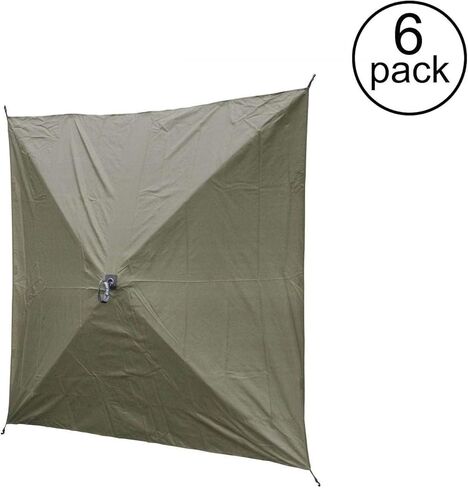 محور شاشة البطلينوس Quick-Set، ملحقات ألواح الرياح والشمس المصنوعة من القماش الأخضر فقط (6 عبوات) in Kuwait