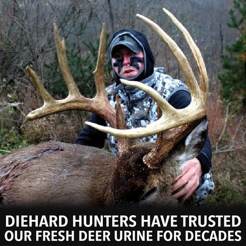 مختبر الصيد في الهواء الطلق، رائحة شبق الظبية الكاملة المحتملة لصيد الغزلان - جاذبة دو بول باك للغزلان ذو الذيل الأبيض - رائحة غزال بول البول للخدوش الوهمية، والسحب، والقطرات in Kuwait