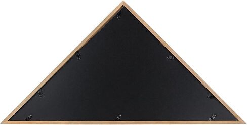 حافظة علم ريفي روبهوميلي، حافظة عرض العلم العسكري الخشبي الصلب لـ 9.5 × 5 علم الدفن الأمريكي المخضرم ، صندوق ظل بني ريفي لعلم مطوي وميدال in Kuwait