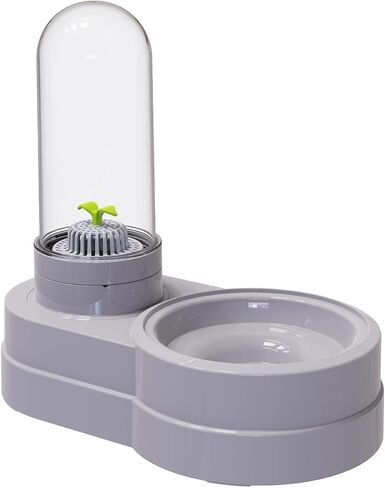 Pet Water Dispenser Station, 580ml/20oz Pet Water Feeder Automatic Water Drinking Fountain Bottle with Filter for Small Dog Puppy Cat Rabbit Small Animal in Kuwait
