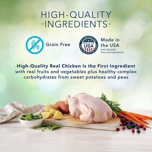 Blue Buffalo Freedom Grain Free Recipe for Dog, Healthy Weight Chicken Recipe, 4 lb in Kuwait