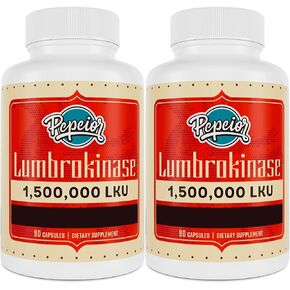 Lumbrokinase 200mg (Max Activity 1,500,000 LKU) - Lumbrokinase Enzymes Supplement, More Effective Than Nattokinase - 90 Capsules in Saudi Arabia